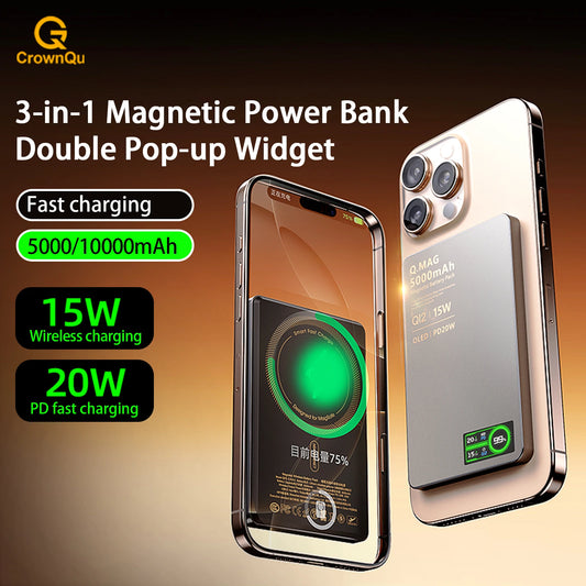 MagSafe Ultra-Slim Magnetic Wireless Power Bank