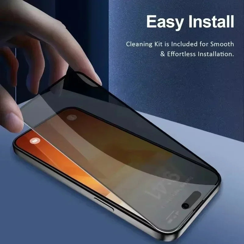 Privacy Screen Protector for iPhone – 5 Pack | Anti-Spy Tempered Glass